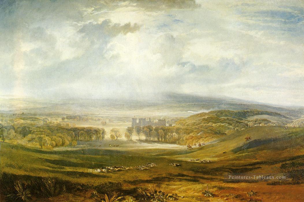 Raby Castle le siège du comte de Darlington paysage Turner Peintures à l'huile